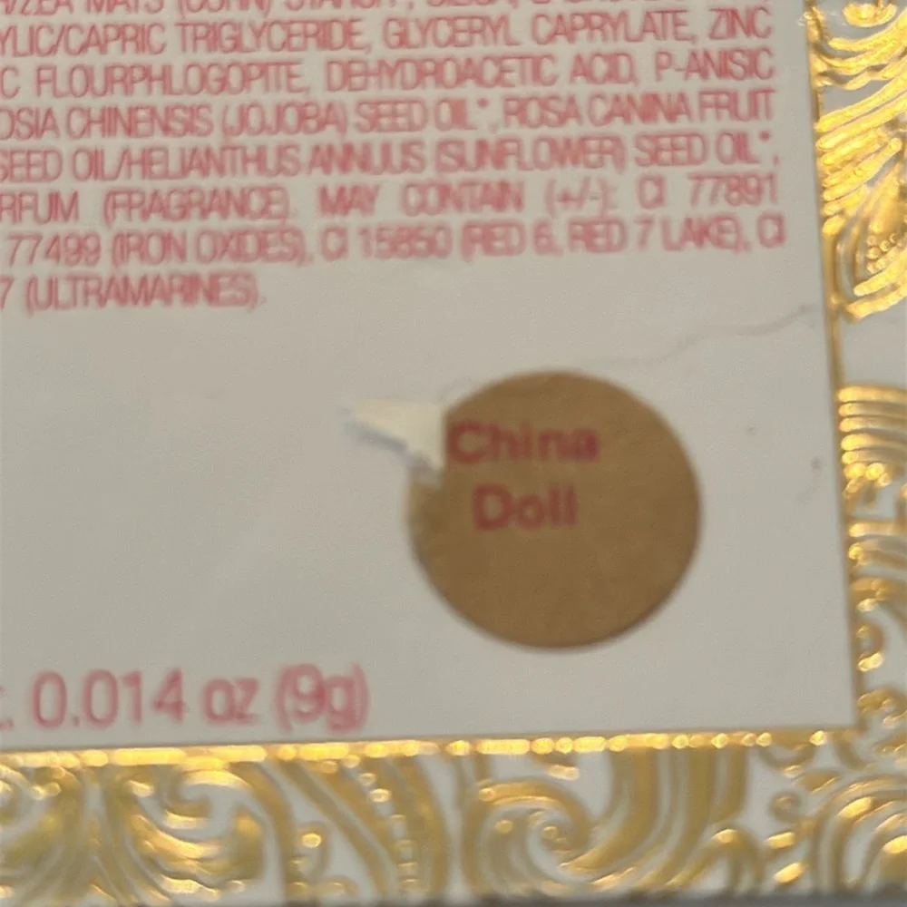Jing Ai “china‎ doll” vienna charm cheek rouge Organic